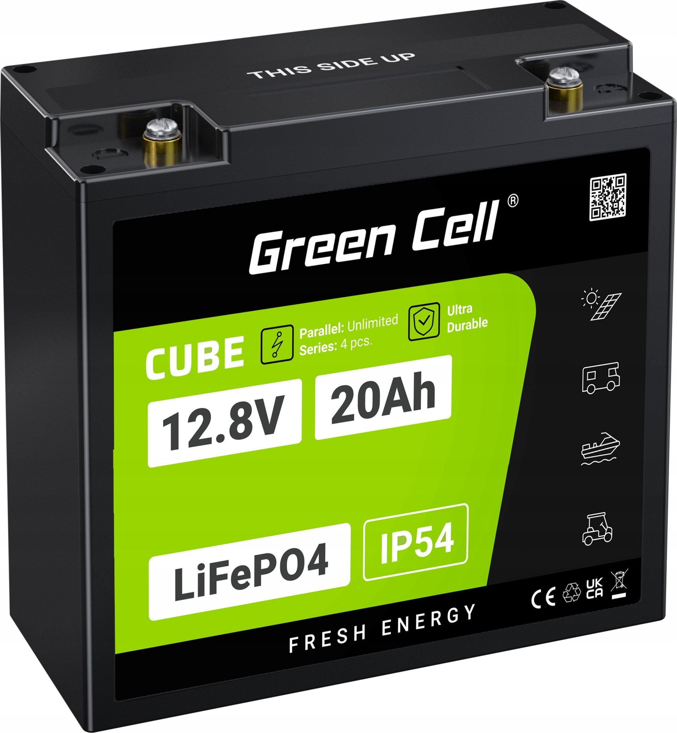 Green Cell Accumulator CUBE LiFePO4 20Ah