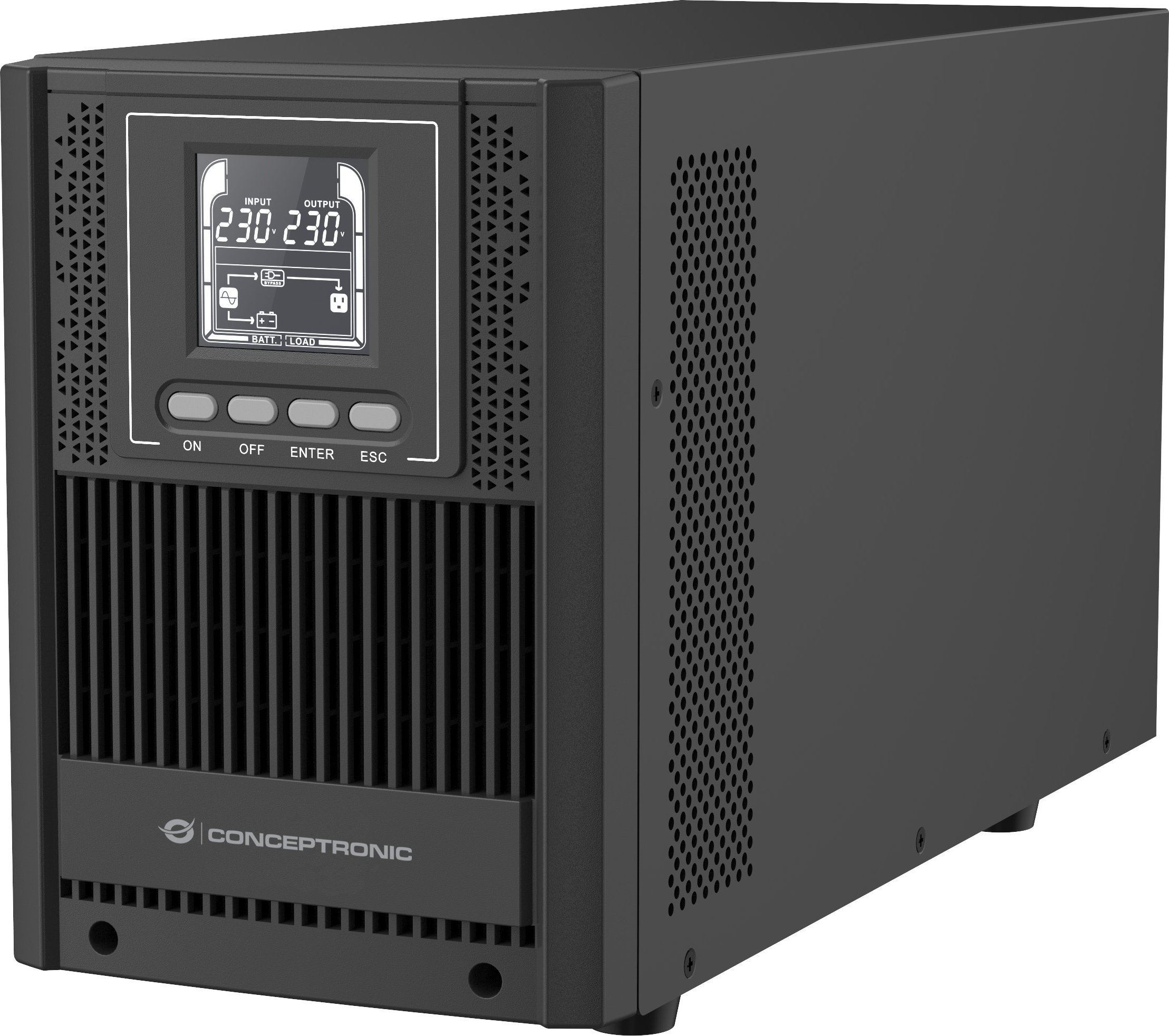 CONCEPTRONIC USV 2000VA/1800W/6xIEC/HID USB/+Online Tower sw