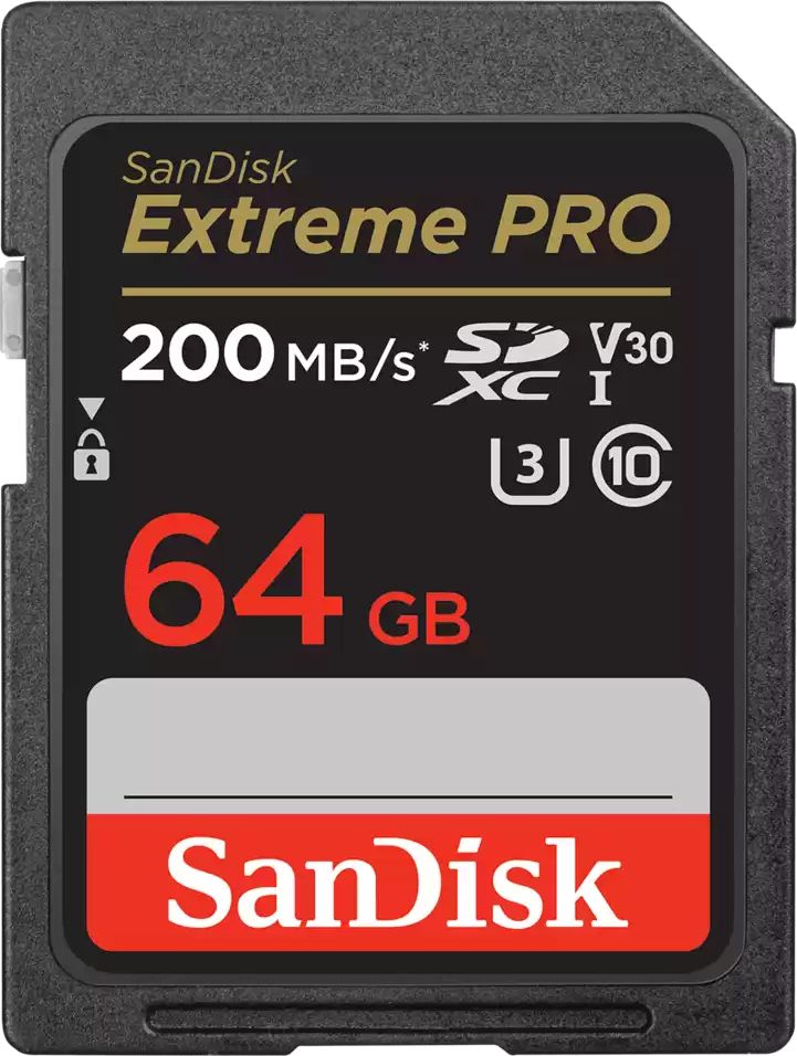 SanDisk Extreme Pro SDXC 64GB 200/90