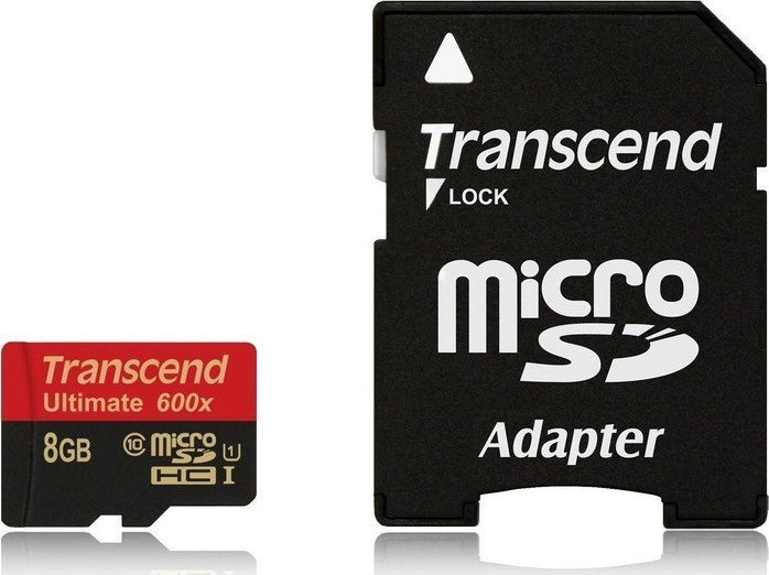 Karta Transcend Ultimate 600x MicroSDHC 8