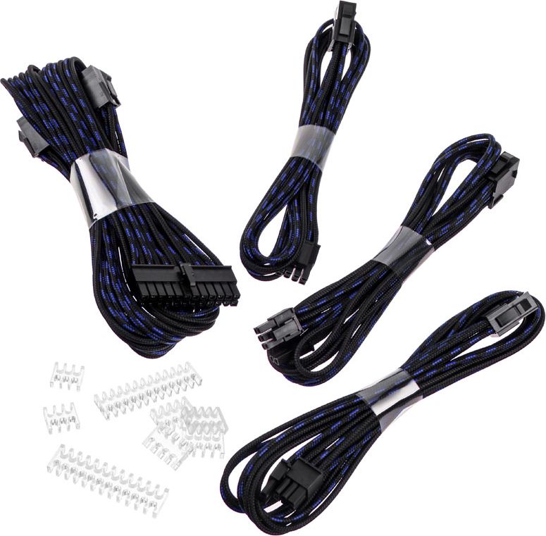 Phanteks Zestaw kabli, 0.5m, Blue