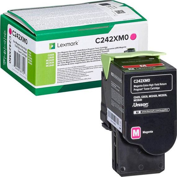 LEXMARK Toner magenta Rck f.C2425/