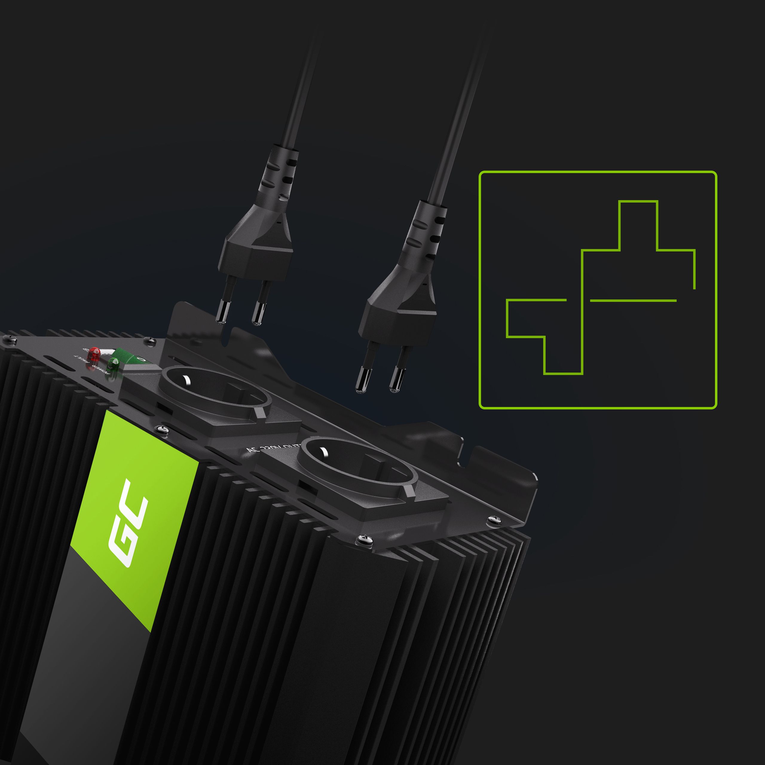 Green Cell PRO 12V to 230V
