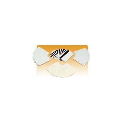 ZEBRA Plastikkarten 86x54mm 500St. weiss,PVC