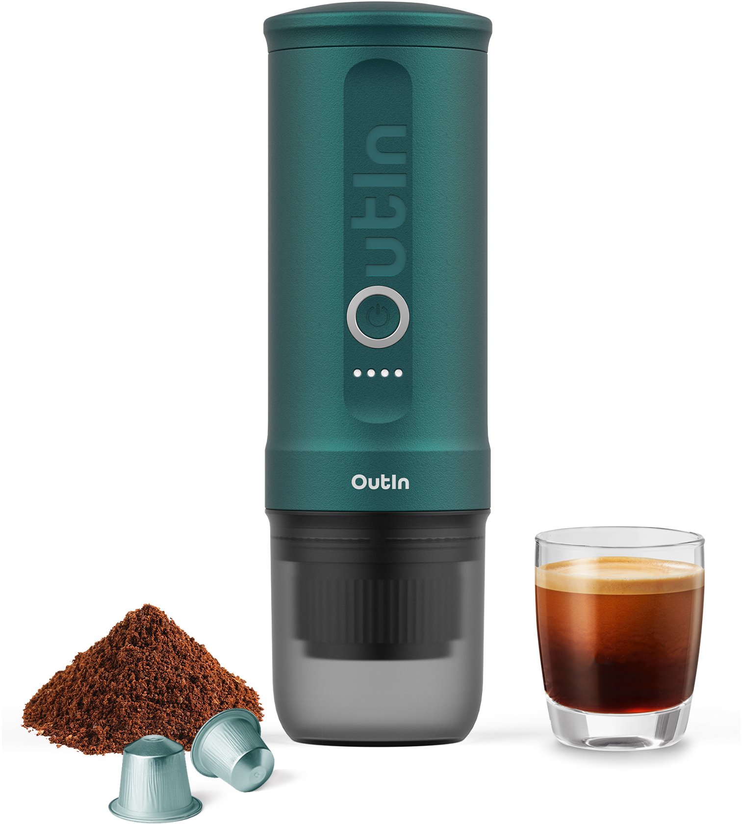 Outin Nano Portable Espresso Machine, 80ml