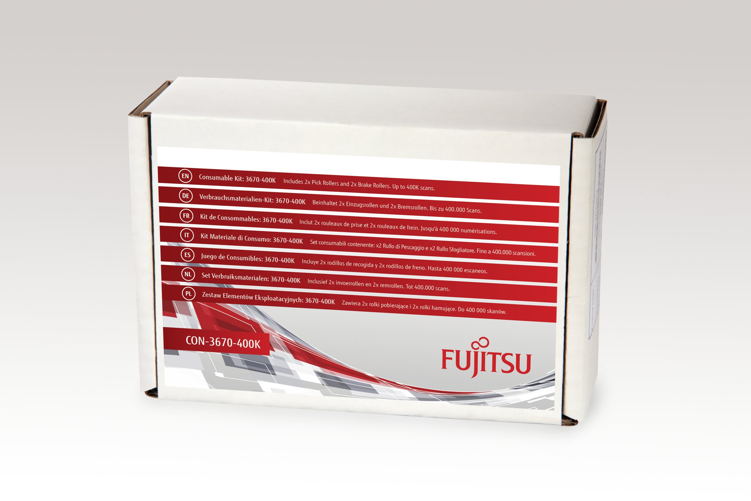 Fujitsu Zestaw eksploatacyjny do skanera fi-7160/7260/7180/7280/7140/7240/7300NX