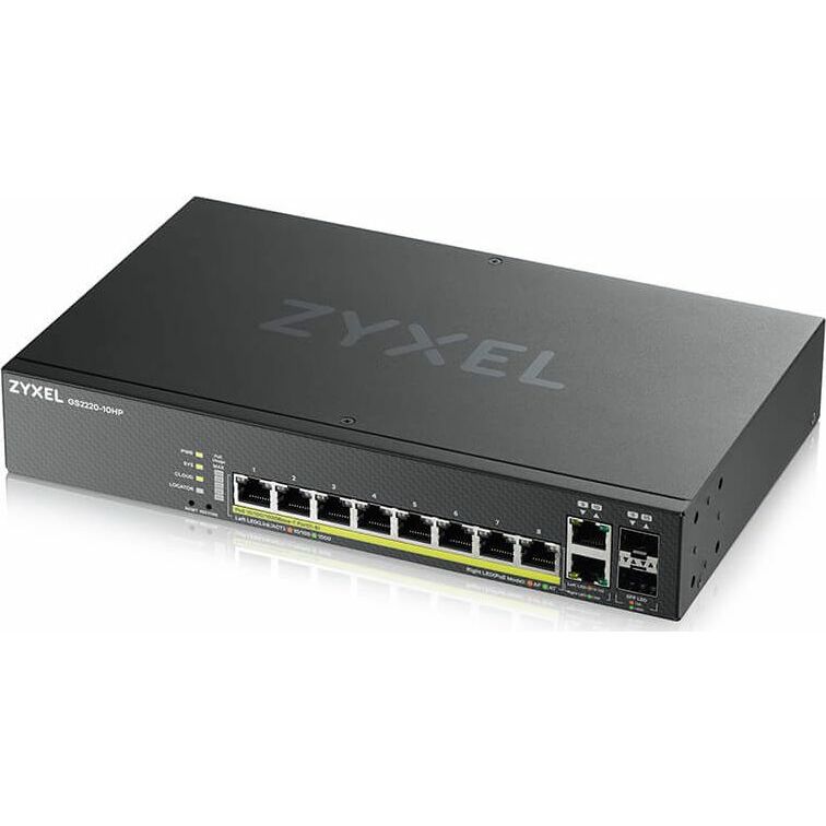 Zyxel GS220-10HP 8xGbE L2 PoE  1Y