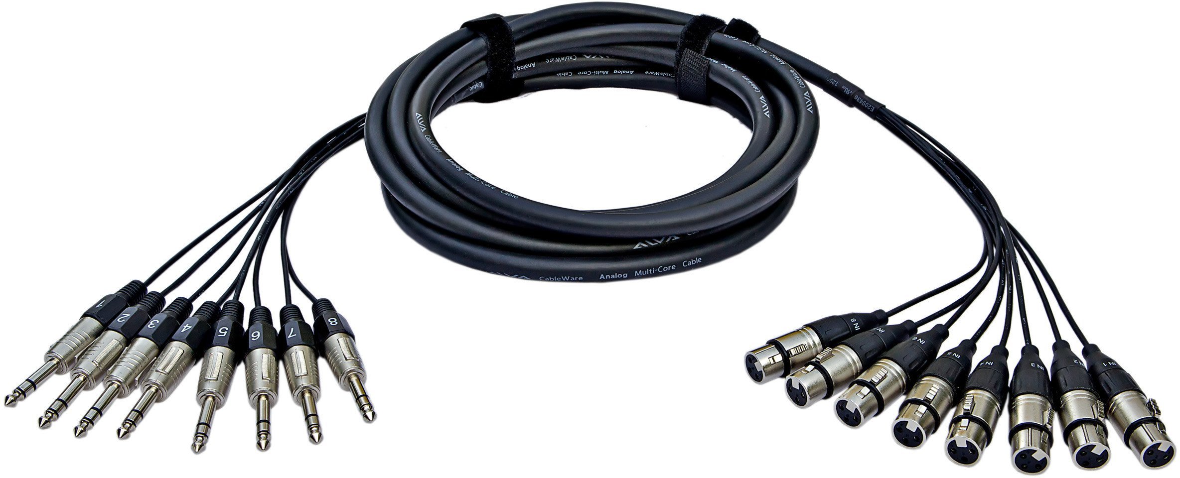 Kabel Alva XLR (żeński) x8 -