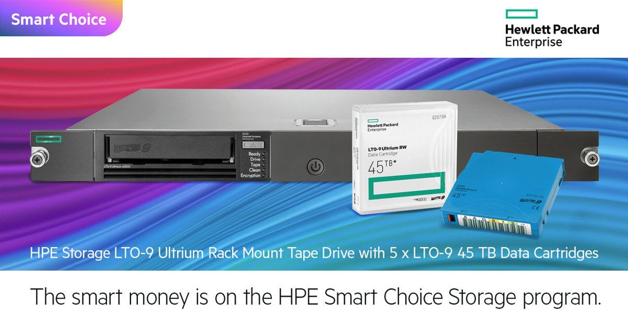 HP Enterprise Storage LTO-9 Ultrium Rack