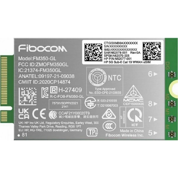 HP 5G Modem m.2 WWAN