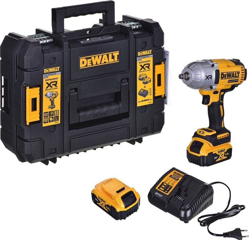 Impact wrench 1/2" 18V 2x5.0Ah