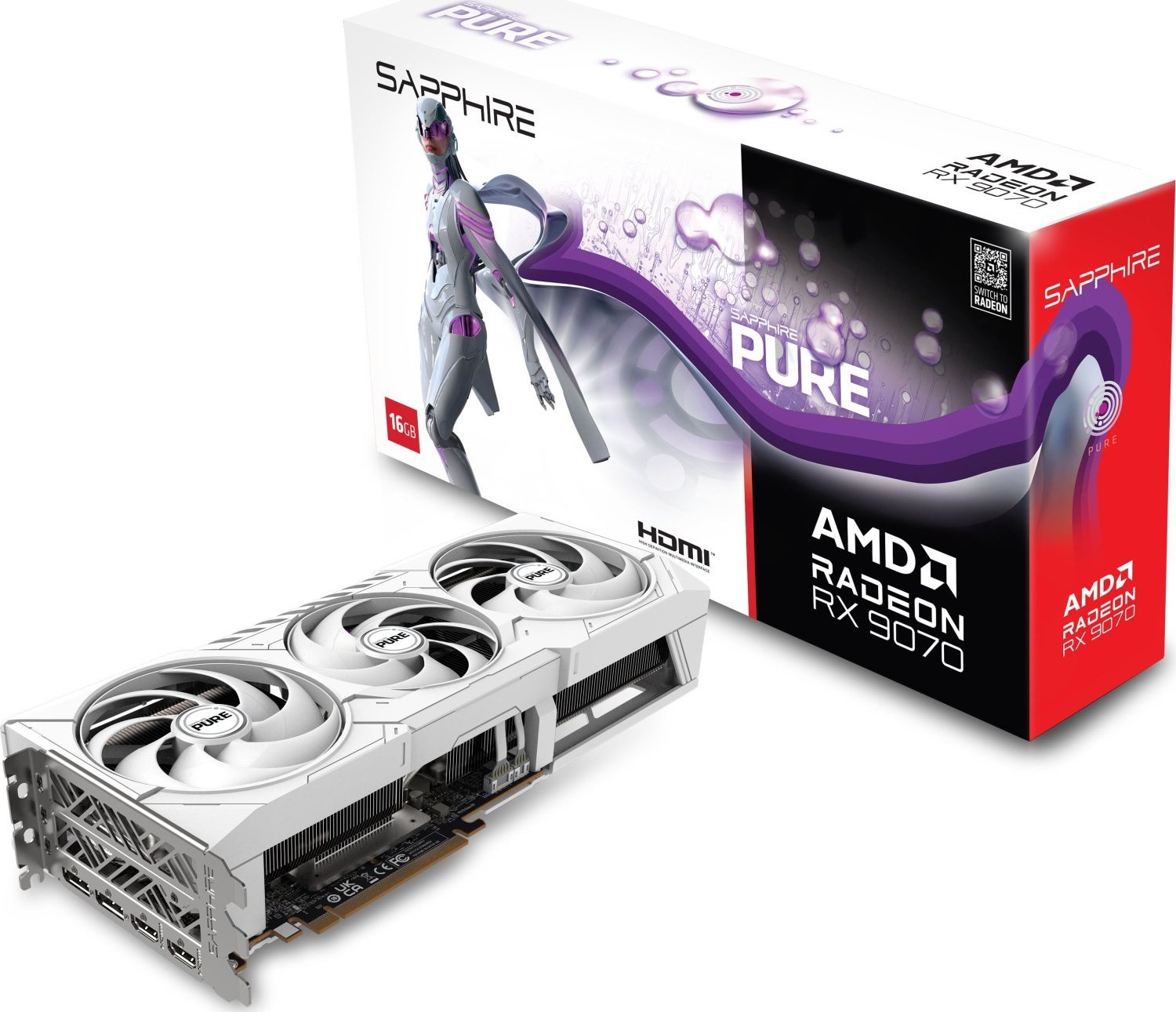 SAPPHIRE PURE AMD Radeon™ RX 9070