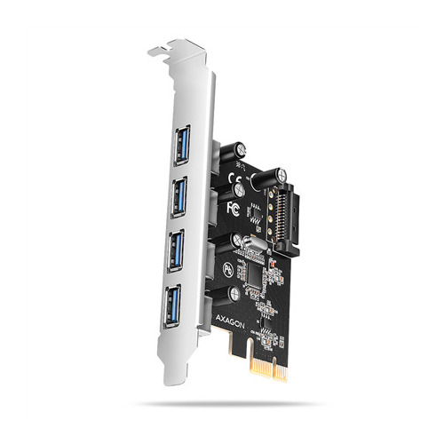 AXAGON PCI-Express card with four external