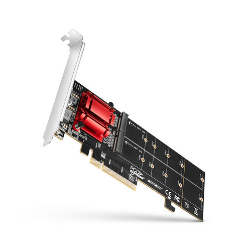 AXAGON  PCIe 2x NVMe M.2