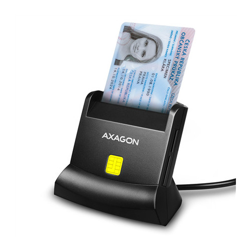 AXAGON Universal desktop USB contact Smart/ID