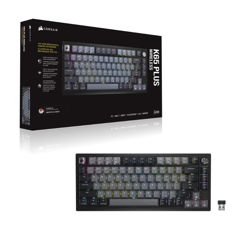 Corsair Keyboard K65 PLus Wireless 75%