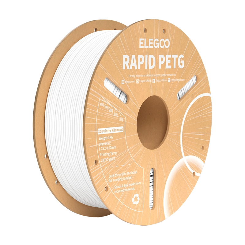 ELEGOO Rapid PETG Filament (White) |
