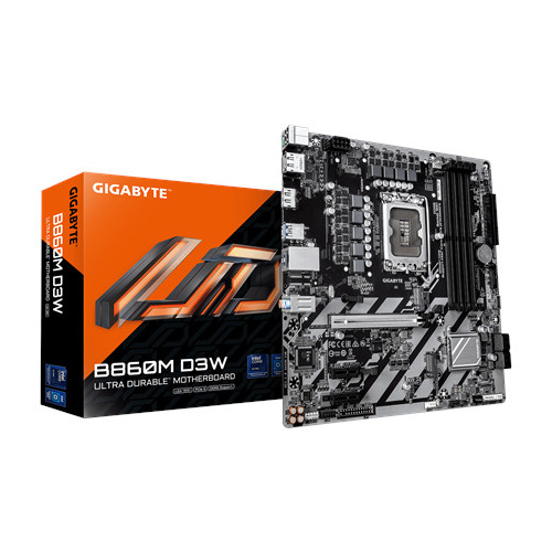Gigabyte B860M D3W Motherboard, LGA1851, Intel