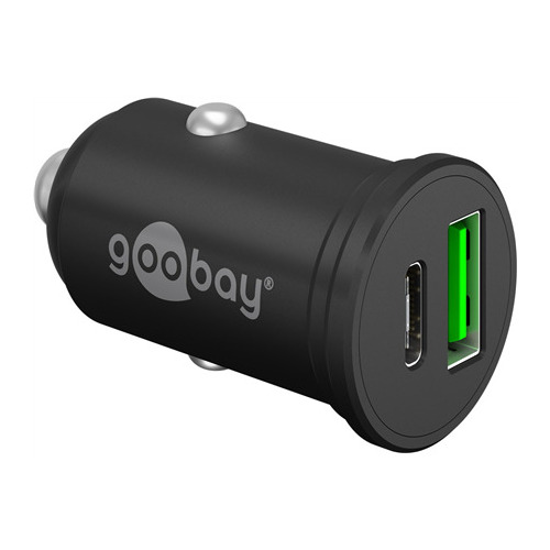 Goobay Dual-USB Car Fast Charger USB-C