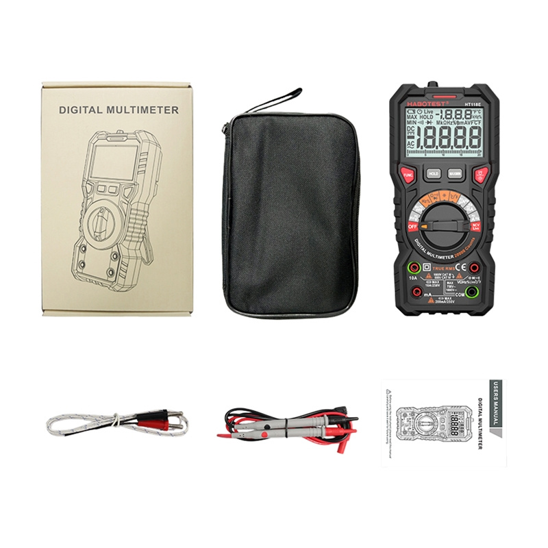 Habotest HT118E Universal Digital Multimeter True