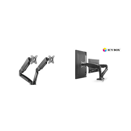 ICY BOX Holder for two monitors