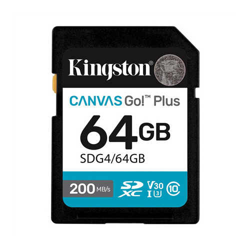 Kingston SDXC Canvas Go Plus Gen4