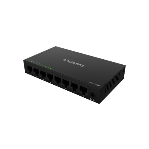 Lanberg |  8x1GB/s Unmanagment Gigabit Ethernet