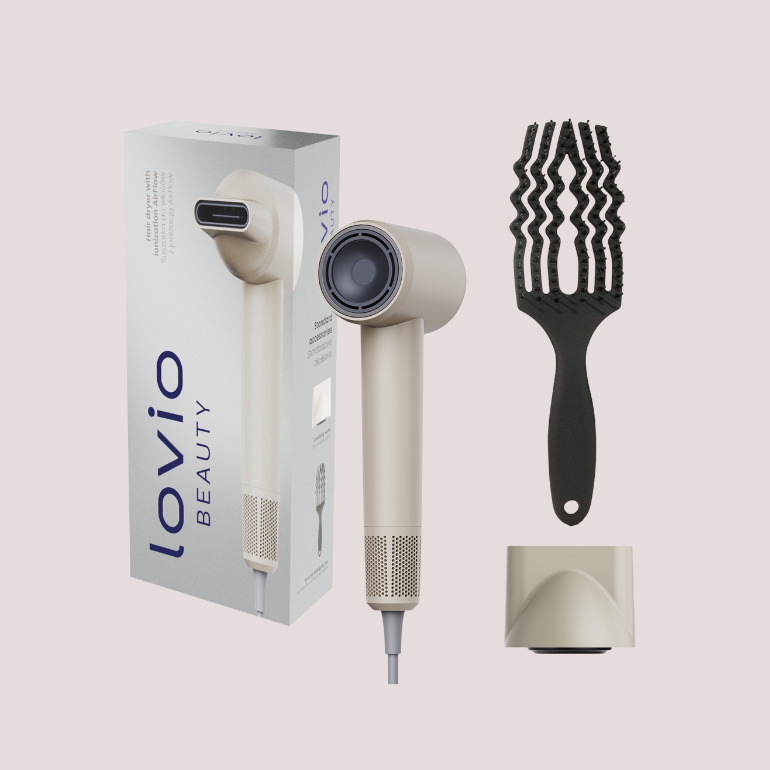 Lovio LVHD001BE Hair Dryer With Ionization