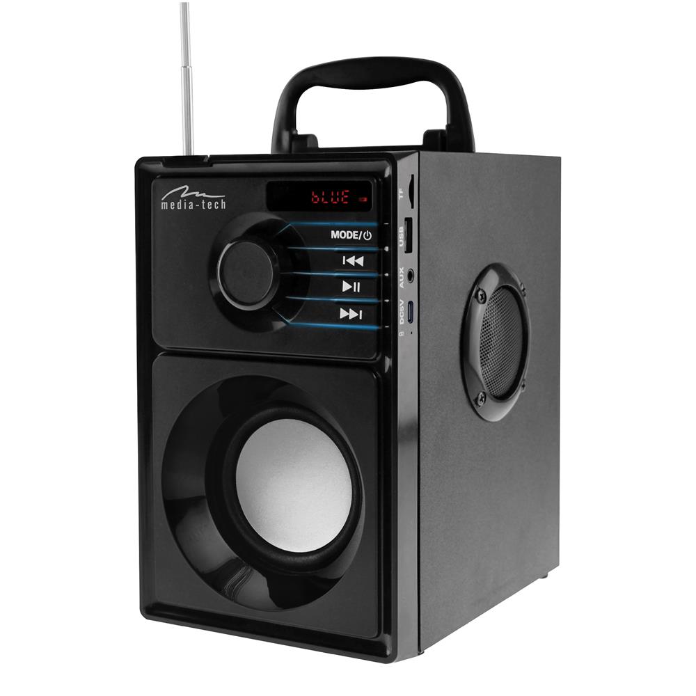 Media-Tech MT3179 Boombox Silver | T-MLX55117