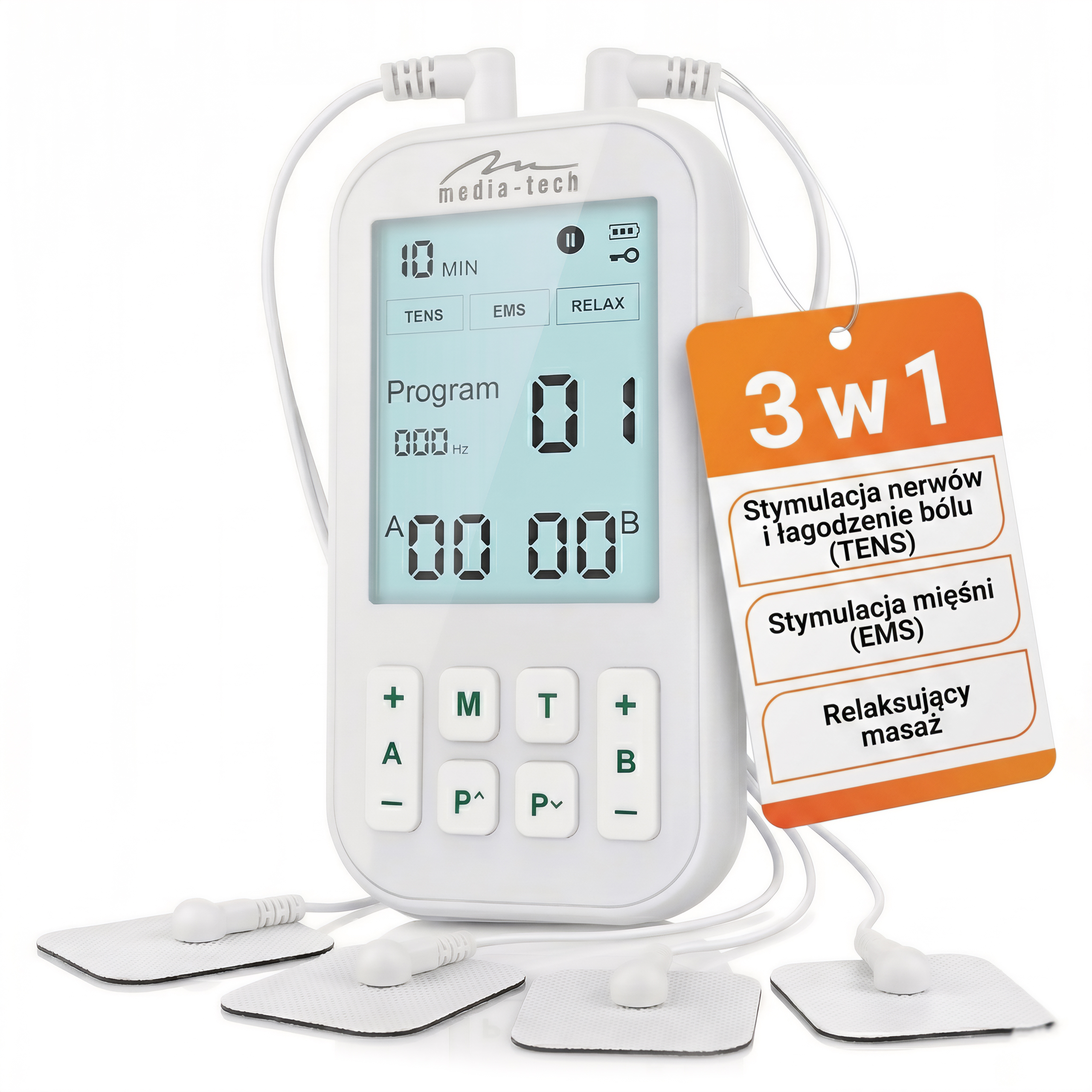 Media-Tech MT6543 TENS/EMS Physiotherapy Massager |