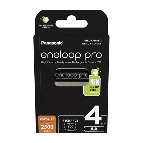 Panasonic Eneloop Pro AA 2500mAh 4
