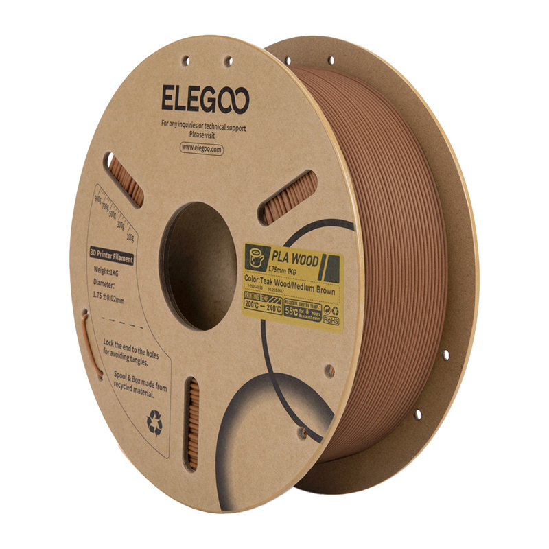 Elegoo PLA Wood filament (Indian oak)