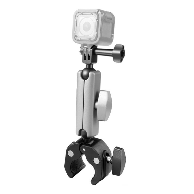 PULUZ motorcycle mount for sports cameras