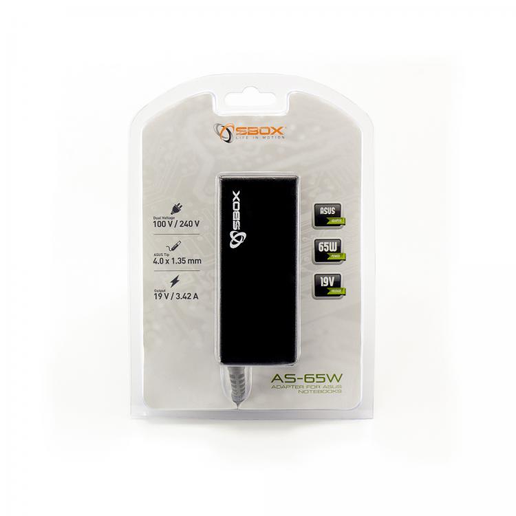 Sbox AS-65W Adapter for Asus Notebooks