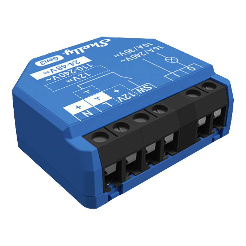 Shelly 1 Gen3 Controller, WiFi/Bluetooth |