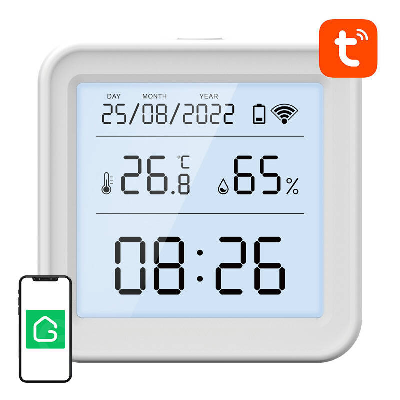 Smart temperature and humidity sensor WiFi