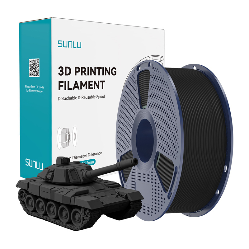 Sunlu PLA+ High-Speed Black Filament |