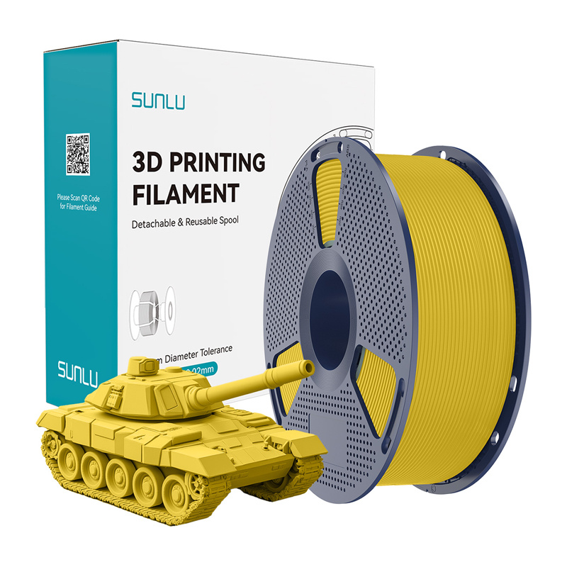 Sunlu PLA+ High-Speed Yellow Filament |