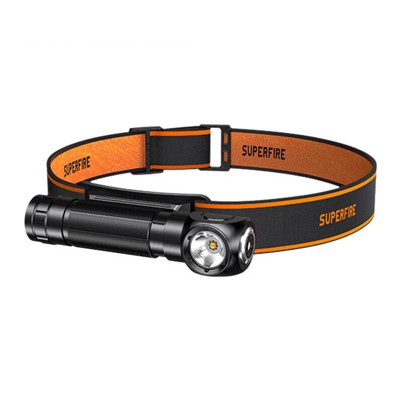 Superfire TH04 2-in-1 headlamp flashlight, 600