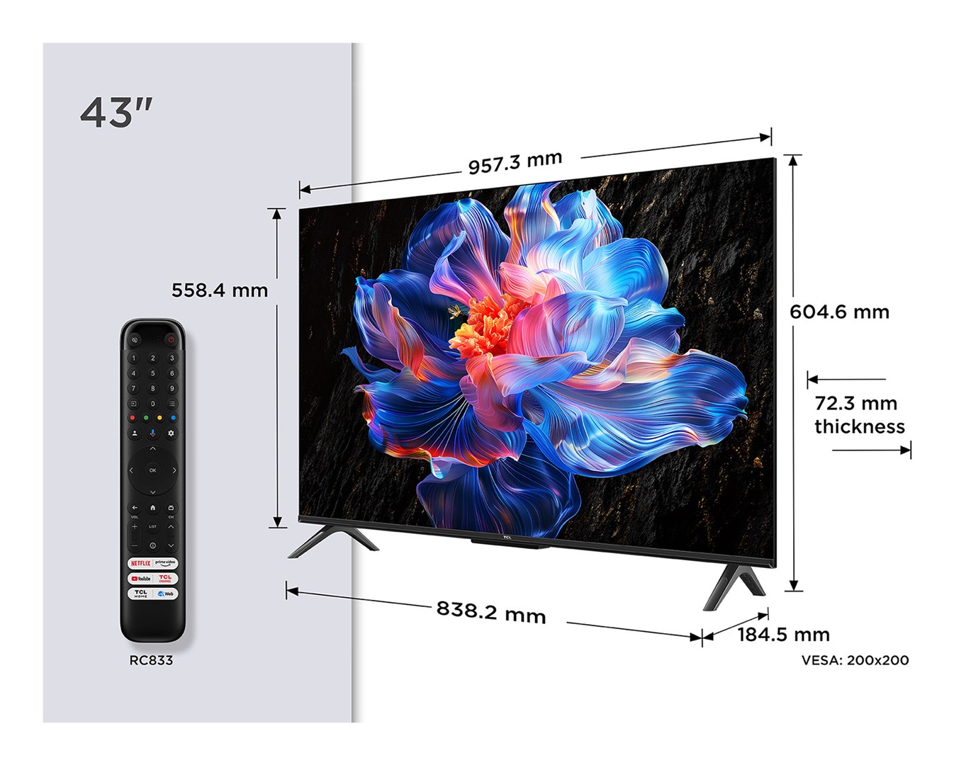 TCL P6K 43P6K TV 109.2