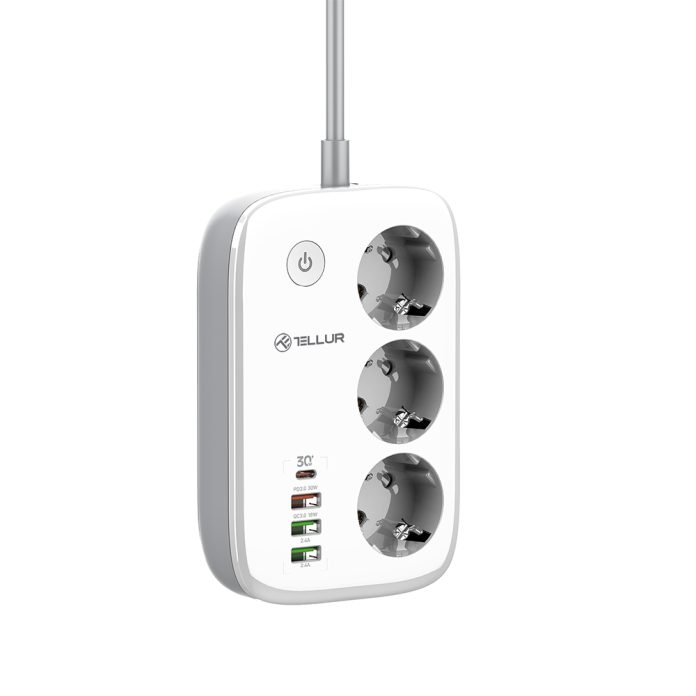 Tellur Smart WiFi Power Strip 3