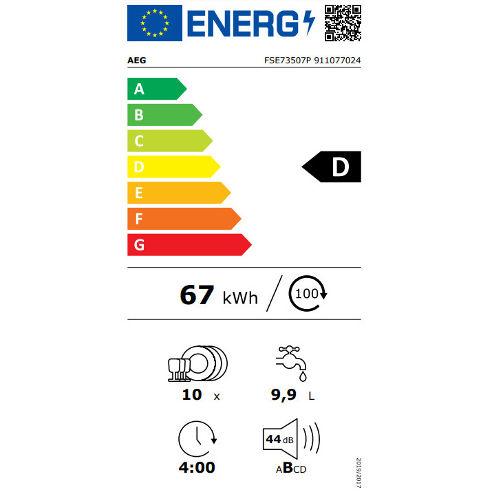 Trauku mašīna AEG FSE73507P | FSE73507P