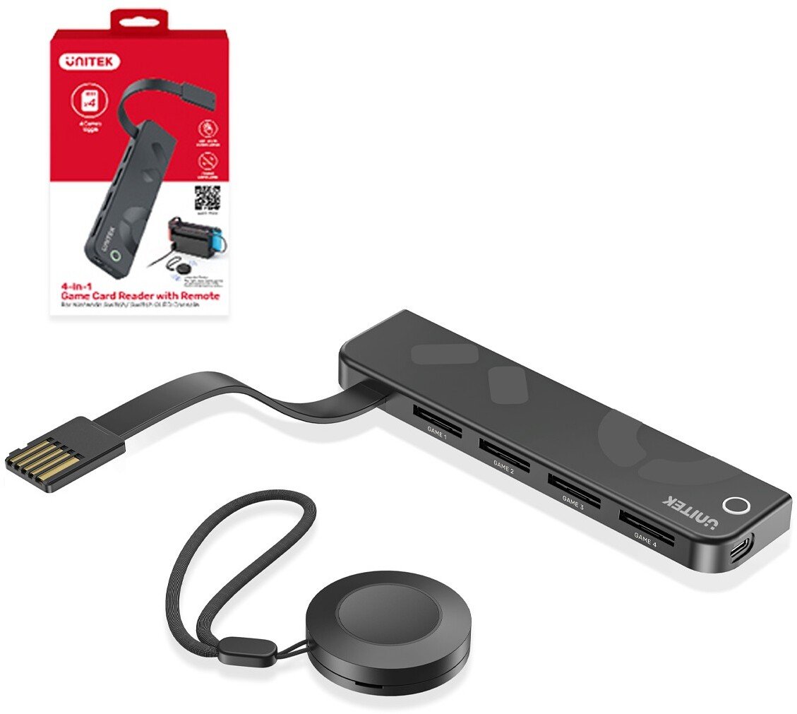 Unitek 4-Card Reader Nintendo + Remote