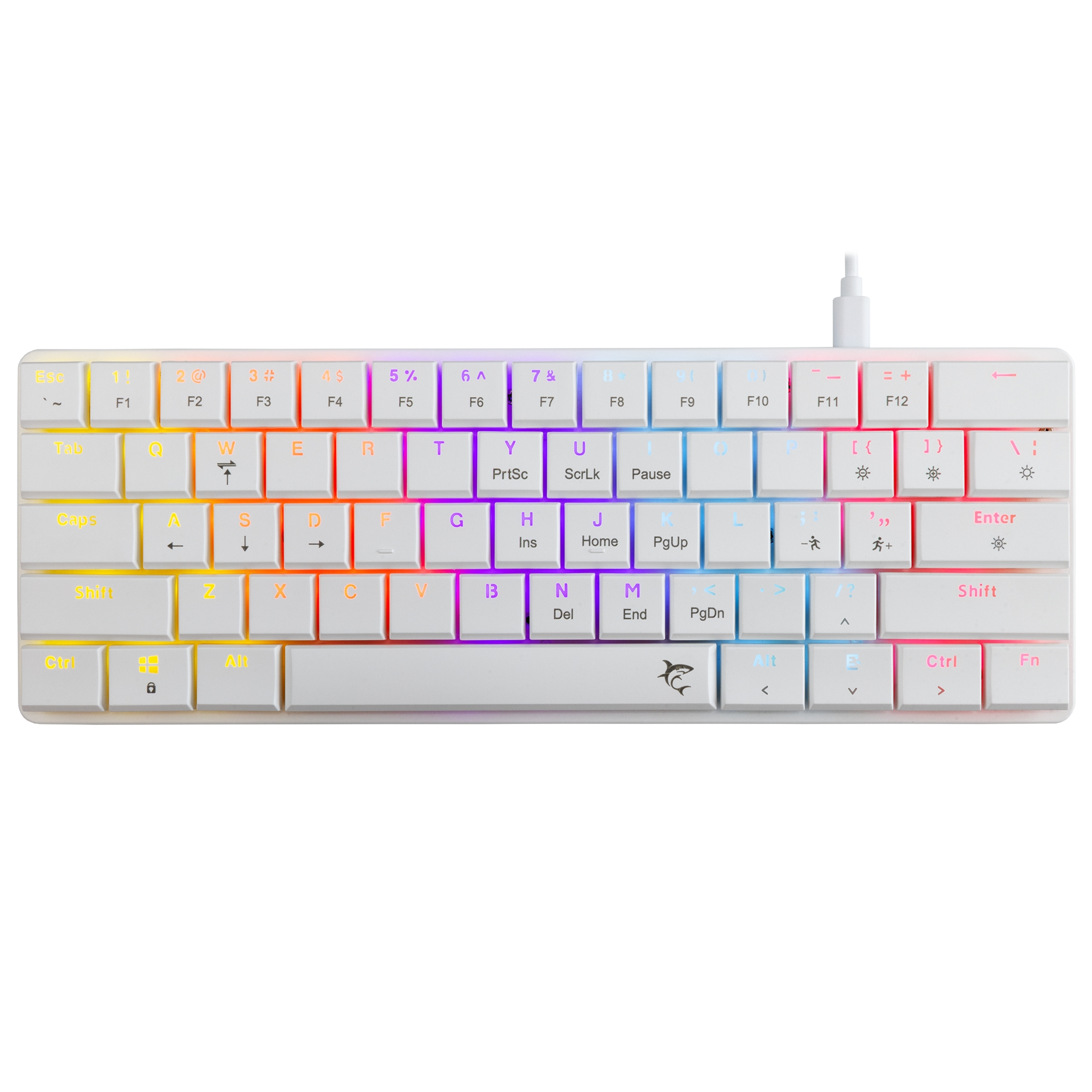 White Shark GK-006211 Nagamaki White-Mechanical-Red.SW