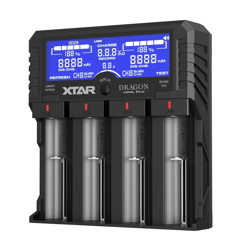 XTAR Battery charger LI-ION, NI-MH, NI-CD