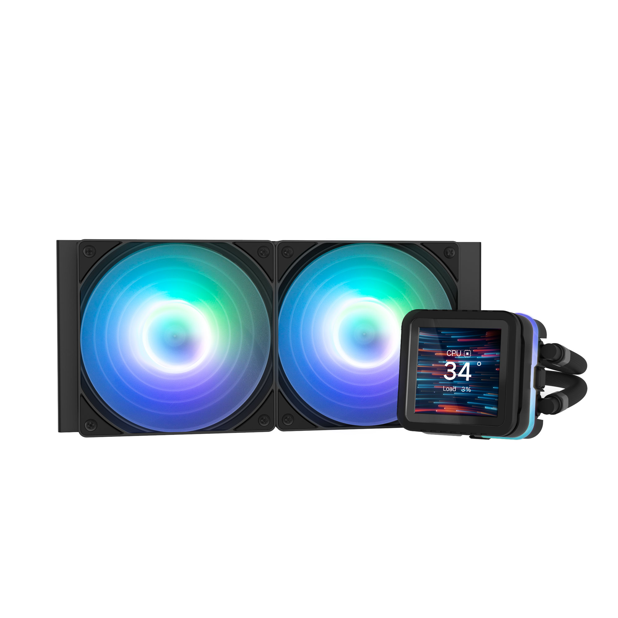 Zalman ALPHA2 DS A24, 240mm, Black