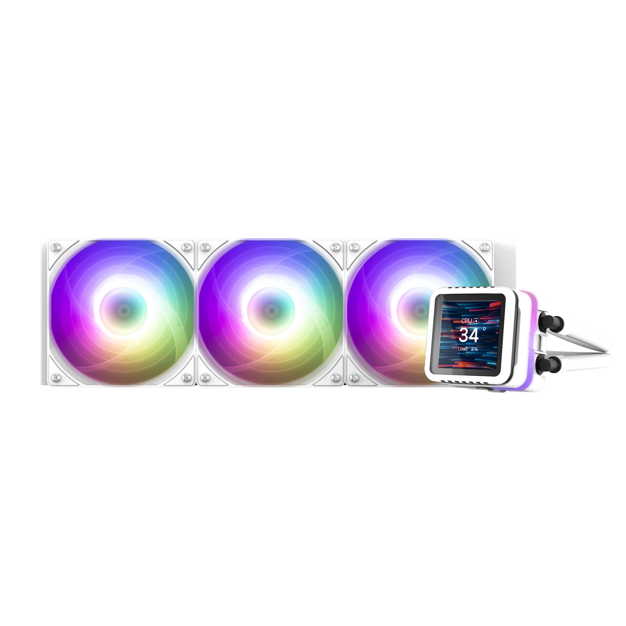 Zalman ALPHA2 DS A36, 360mm, White